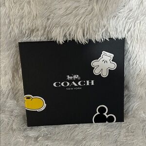 Coach X Disney Black Box with Fun Stickers